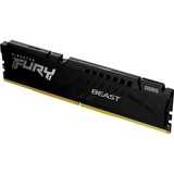 Kingston FURY FURY Beast hukommelsesmodul 16 GB 1 x 16 GB DDR5 5200 Mhz Sort, 16 GB, 1 x 16 GB, DDR5, 5200 Mhz, 288-pin DIMM