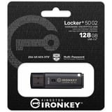 Kingston IronKey Locker+ 50 G2 128 GB, USB-stik antracit