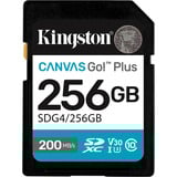 Kingston SDG4/256GB, Hukommelseskort Sort