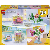 LEGO Creator 3-i-1 parfume flaske med blomsterdekoration, Bygge legetøj 