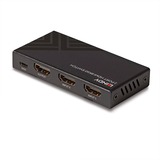 Lindy 38337 video-switch HDMI, HDMI switch Sort, HDMI, Micro-USB, Metal, Sort, 60 Hz, 48 Gbit/sek.