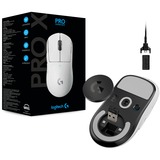 Logitech Pro X Superlight mus Højre hånd RF trådløst 25600 dpi, Gaming mus Hvid, Højre hånd, RF trådløst, 25600 dpi, 1 ms, Hvid