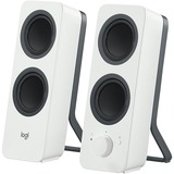 Logitech Z207 Bluetooth® Computer Speakers Hvid Kabel & trådløs 10 W, PC-højttaler Hvid, 2.0 kanaler, Kabel & trådløs, 10 W, Hvid