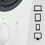 Logitech Z207 Hvid Kabel & trådløs 5 W, PC-højttaler Hvid, 2.0 kanaler, Kabel & trådløs, 5 W, Hvid