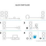 Logitech Z207 Hvid Kabel & trådløs 5 W, PC-højttaler Hvid, 2.0 kanaler, Kabel & trådløs, 5 W, Hvid