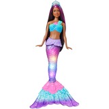 Mattel Twinkle Lights Mermaid, Dukke Mode dukke, Hunstik, 3 År, Pige, Lyseffekter, Flerfarvet