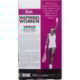 Mattel Venus WilliamsBarbie Inspiring Women Doll, Dukke Mode dukke, Hunstik, 6 År, Dreng/Pige, 320,2 mm, Flerfarvet