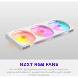 NZXT F360 RGB, Sag fan Hvid
