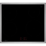Neff BTX46PIB0 pande og gryde sæt Zone induktionskogeplade Elektrisk ovn, Ovn sæt Sort/rustfrit stål, Zone induktionskogeplade, 4 zone(s), Keramisk, Sort, Berøring, 58,3 cm
