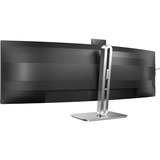 Philips 5000 series 49B2U5900CH/00 computerskærm 124 cm (48.8") 5120 x 1440 pixel Dual QHD LCD Sort, LED-skærm Sort/Sølv, 124 cm (48.8"), 5120 x 1440 pixel, Dual QHD, LCD, 4 ms, Sort