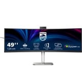 Philips 5000 series 49B2U5900CH/00 computerskærm 124 cm (48.8") 5120 x 1440 pixel Dual QHD LCD Sort, LED-skærm Sort/Sølv, 124 cm (48.8"), 5120 x 1440 pixel, Dual QHD, LCD, 4 ms, Sort