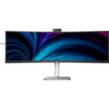 Philips 5000 series 49B2U5900CH/00 computerskærm 124 cm (48.8") 5120 x 1440 pixel Dual QHD LCD Sort, LED-skærm Sort/Sølv, 124 cm (48.8"), 5120 x 1440 pixel, Dual QHD, LCD, 4 ms, Sort