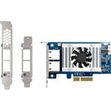 QNAP QXG-10G2T-X710 netværkskort Intern Ethernet 1000 Mbit/s Intern, Ledningsført, PCI Express, Ethernet, 1000 Mbit/s