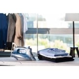 Rowenta DW4320 Tør & dampstrygejern Microsteam 300 Laser-strygesål 2500 W Blå mørk grå/Blå, Tør & dampstrygejern, Microsteam 300 Laser-strygesål, 2 m, 160 g/min, Blå, 40 g/min