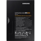 Samsung 870 EVO 2 TB 2.5" Serial ATA III V-NAND MLC, Solid state-drev 2 TB, 2.5", 560 MB/s