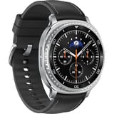 Samsung Galaxy Watch 8 Classic 3,3 cm (1.3") AMOLED 46 mm Digital 438 x 438 pixel Berøringsskærm 4G Sølv Wi-Fi GPS (satellit), SmartWatch Sort, 3,3 cm (1.3"), AMOLED, Berøringsskærm, 64 GB, GPS (satellit), 63,5 g