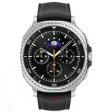 Samsung Galaxy Watch 8 Classic 3,3 cm (1.3") AMOLED 46 mm Digital 438 x 438 pixel Berøringsskærm 4G Sølv Wi-Fi GPS (satellit), SmartWatch Sort, 3,3 cm (1.3"), AMOLED, Berøringsskærm, 64 GB, GPS (satellit), 63,5 g