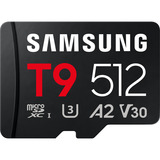 Samsung T9 microSDXC 512 GB, Hukommelseskort Sort