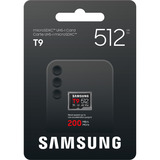 Samsung T9 microSDXC 512 GB, Hukommelseskort Sort