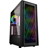 Sharkoon RGB WAVE, Towerkabinet Sort