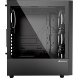 Sharkoon RGB WAVE, Towerkabinet Sort