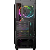 Sharkoon RGB WAVE, Towerkabinet Sort