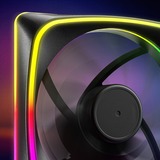 Sharkoon SHARK Lights RGB PWM, Sag fan Sort