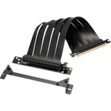 Sharkoon Vertical Graphics Card Kit 4.0 0,25 m, Riser kort Sort, 0,25 m, PCI-E x16 (Gen 4.0), PCI-E x16 (Gen 4.0), Videokort, ELITE SHARK CA200, ELITE SHARK CA300, TG7M RGB