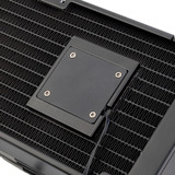 SilverStone SST-XE360PDD, Vandkøling Sort/Sølv