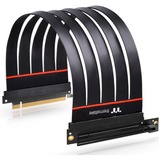 Thermaltake AC-058-CO1OTN-C2 intern strømkabel 0,3 m, Forlængerledning Sort, 0,3 m, PCI-E x16 (Gen 3.0), PCI-E x16 (Gen 3.0), Hanstik, Hunstik, Lige