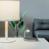 Verbatim WCS-02 Universel Sort USB Trådløs opladning Hurtig opladning Indendørs, Ladestation Sort/aluminium, Indendørs, USB, Trådløs opladning, 1,5 m, Sort