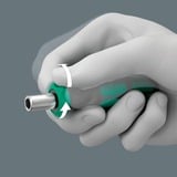 Wera Kraftform Kompakt 838 RA S Sæt 1, med ratchetfunktion, Bit sæt Sort/Grøn