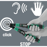 Wera Momentnøgle med gennemgående firkant Click-Torque Lock A 5 R/L Sort/Grøn