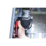 Wiha Skruetrækker med bit-holder SoftFinish, 1/4" Sort/Rød