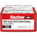 fischer Betonskrue FBS 4x40 10/5 kabelbåndskrue forsænket hoved TX 
