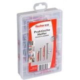 fischer Praktiske hjælpere Fugtigt & Udendørs, Rustfrit stål, Dyvel Lys grå/Rød