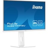 iiyama ProLite XUB2797HSU-W2 computerskærm 68,6 cm (27") 1920 x 1080 pixel Fuld HD LED Hvid, LED-skærm hvid (mat), 68,6 cm (27"), 1920 x 1080 pixel, Fuld HD, LED, 1 ms, Hvid