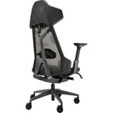 ASUS ROG Destrier Ergo Trådsæde Ryglæn med trådnet, Spil pladser Sort/grå, Trådsæde, Ryglæn med trådnet, Sort, Grå, Aluminium, Sort