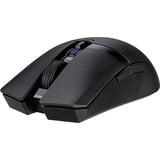 ASUS TUF Gaming M4 Wireless mus Spil Højre hånd RF trådløs + Bluetooth Optisk 12000 dpi, Gaming mus Sort, Højre hånd, Optisk, RF trådløs + Bluetooth, 12000 dpi, Sort