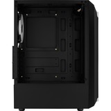 Aerocool Bionic Midi Tower Sort, Towerkabinet Sort, Midi Tower, PC, Sort, ATX, micro ATX, Mini-ITX, Acrylonitrilbutadienstyren, SPCC, Spil