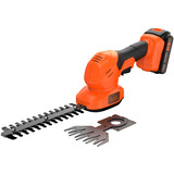 BLACK+DECKER Batteridrevet græssaks og busksaks BCSS18D1, 18 Volt, Græs sakse Orange