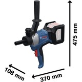 Bosch Batteridrevet røreværk GRW 18V-120 Professional, 18Volt, Agitator Blå/Sort