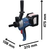 Bosch GRW 18V-120 Professional 06011C2000, Agitator Blå/Sort