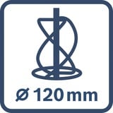 Bosch GRW 18V-120 Professional 06011C2000, Agitator Blå/Sort