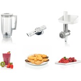 Bosch MUM54270DE foodprocessor 900 W 3,9 L Sølv, Hvid Hvid, 3,9 L, Sølv, Hvid, 1,1 m, Drift, 3 diske, 220 - 240 V