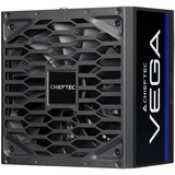 Chieftec Vega PPG-850-S Watt enhed til strømforsyning 850 W 20+4 pin ATX ATX Sort, PC strømforsyning Sort, 850 W, 100 - 240 V, Overstrøm, Overstrøm, Højspænding, Overophedning, Kortslutning, Surge & inrush protection..., 20+4 pin ATX, 60 cm, 400 mm