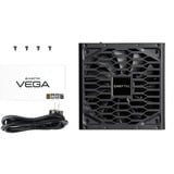 Chieftec Vega PPG-850-S Watt enhed til strømforsyning 850 W 20+4 pin ATX ATX Sort, PC strømforsyning Sort, 850 W, 100 - 240 V, Overstrøm, Overstrøm, Højspænding, Overophedning, Kortslutning, Surge & inrush protection..., 20+4 pin ATX, 60 cm, 400 mm