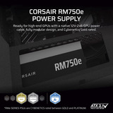 Corsair CP-9020295-EU/RF, PC strømforsyning Sort