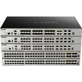 D-Link DGS-3630-28SC netværksswitch Administreret L3 1U Sort Administreret, L3, Fuld duplex, Stativ-montering, 1U