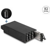 DeLOCK Slim Bay udskiftningsramme til 4 x M.2 NVMe SSD med Slim SAS SFF-8654 forbindelse, Indramning 